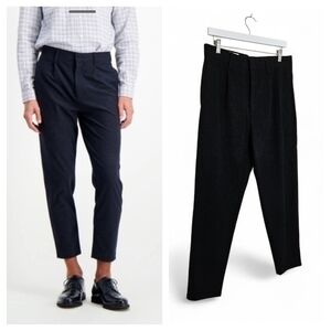 BLDWN Sato Gray Ankle Pants Straight Leg Tailored Minimalist Old Money Size 31